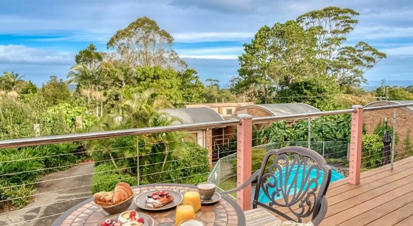 Maleny View Cottage Resort Terrasse