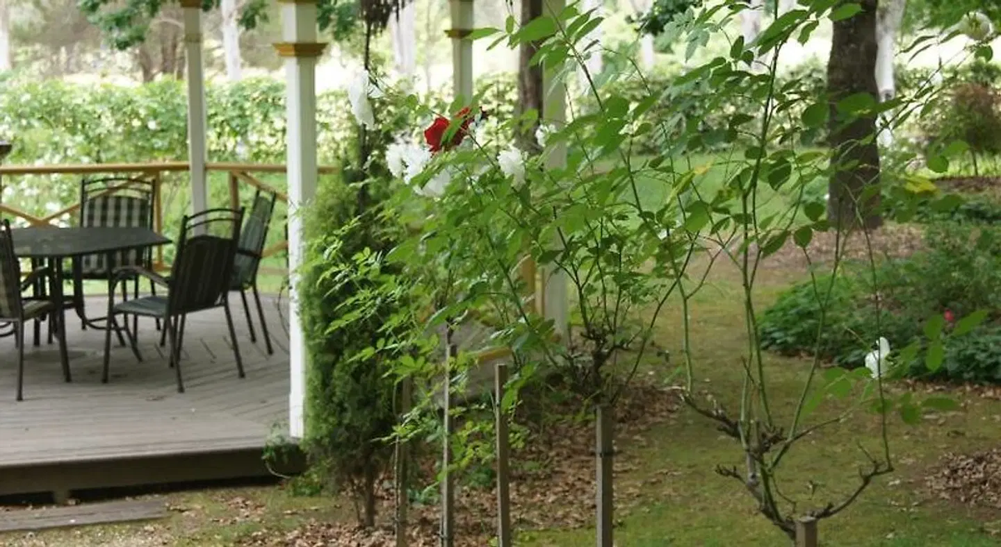 Chalets Lumineux Garten