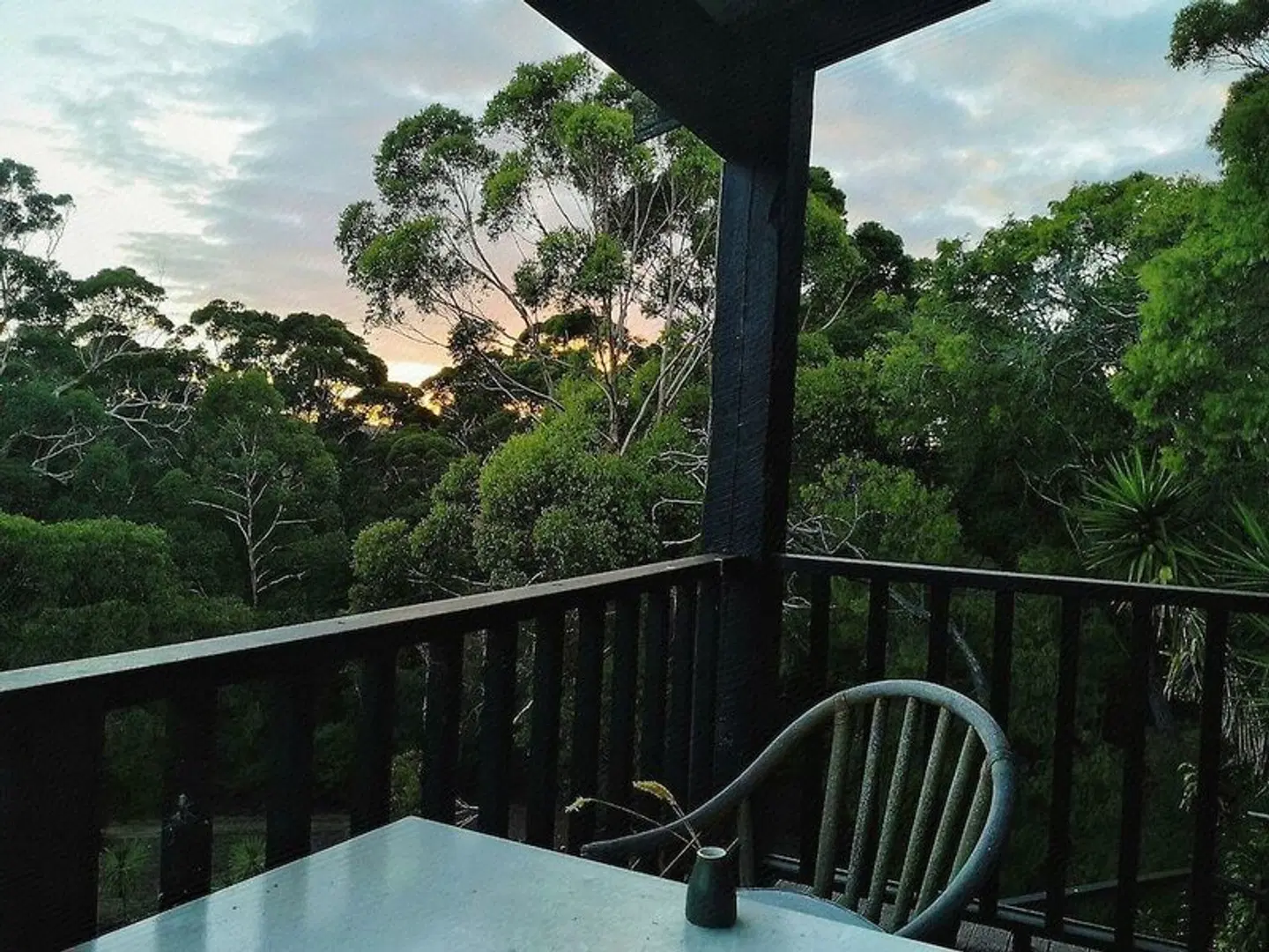 Karriview Lodge Terrasse