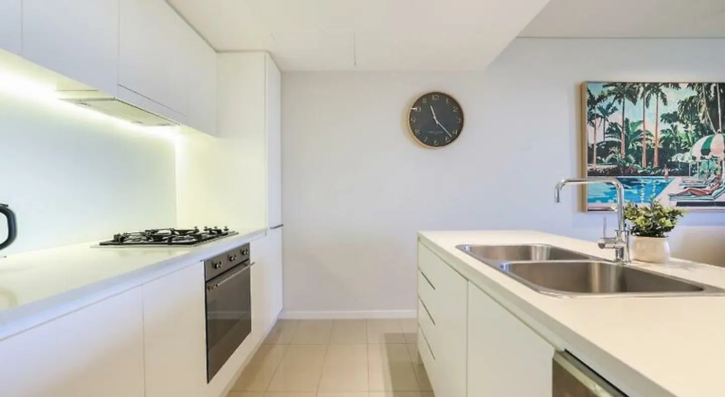 Darwin Waterfront Apartments Badezimmer