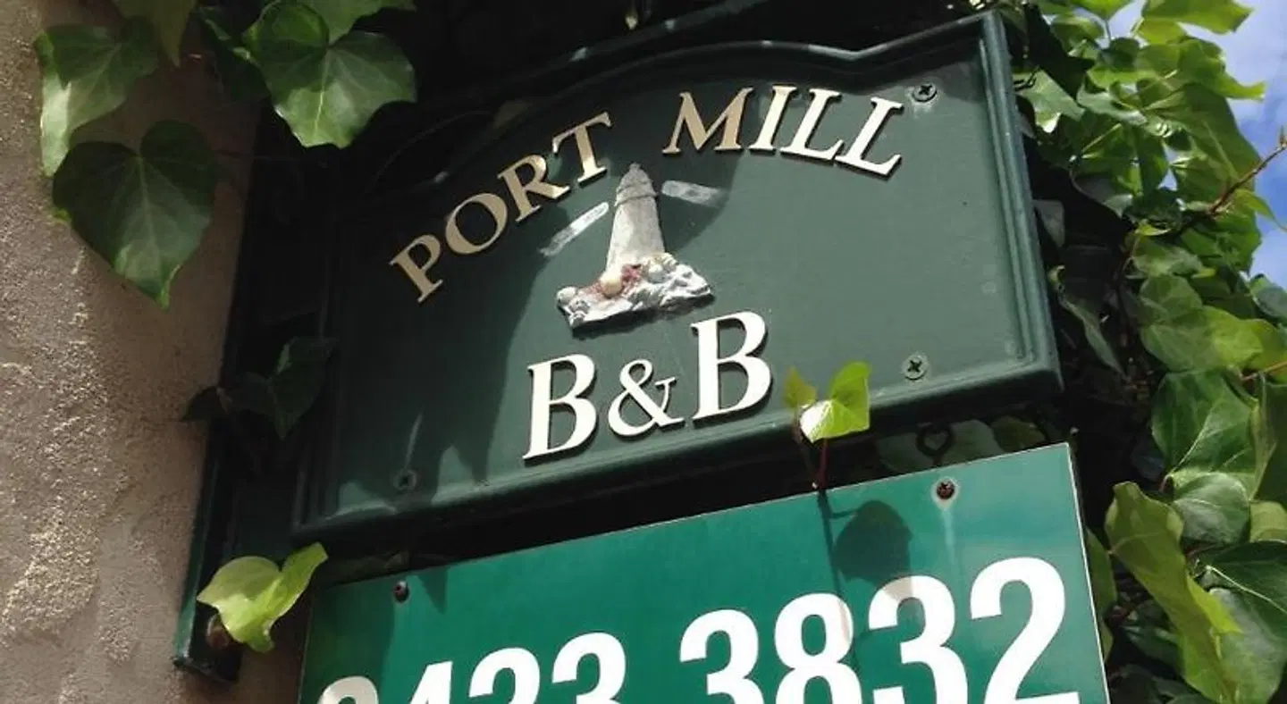 Port Mill Bed & Breakfast Landkarte