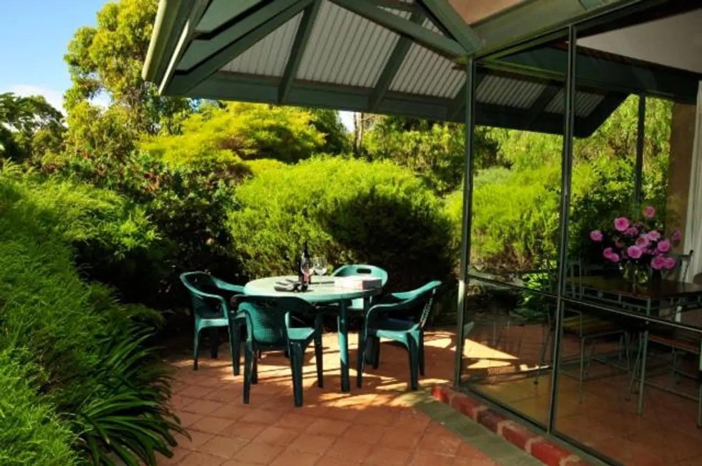 Waterfall Cottages Terrasse
