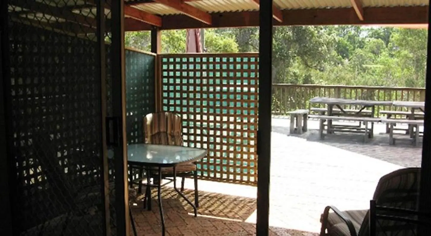 Tweed Valley Lodge Terrasse