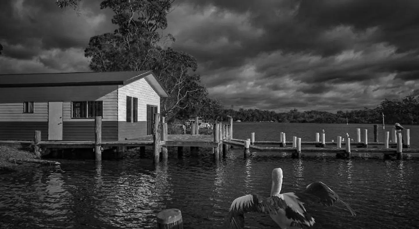 Jervis Bay Holiday Cabins Terrasse