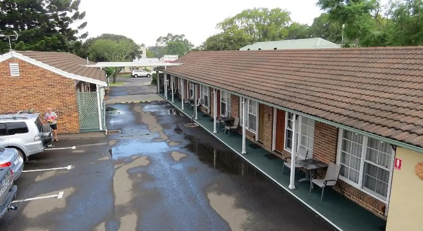 George Bass Motor Inn Terrasse
