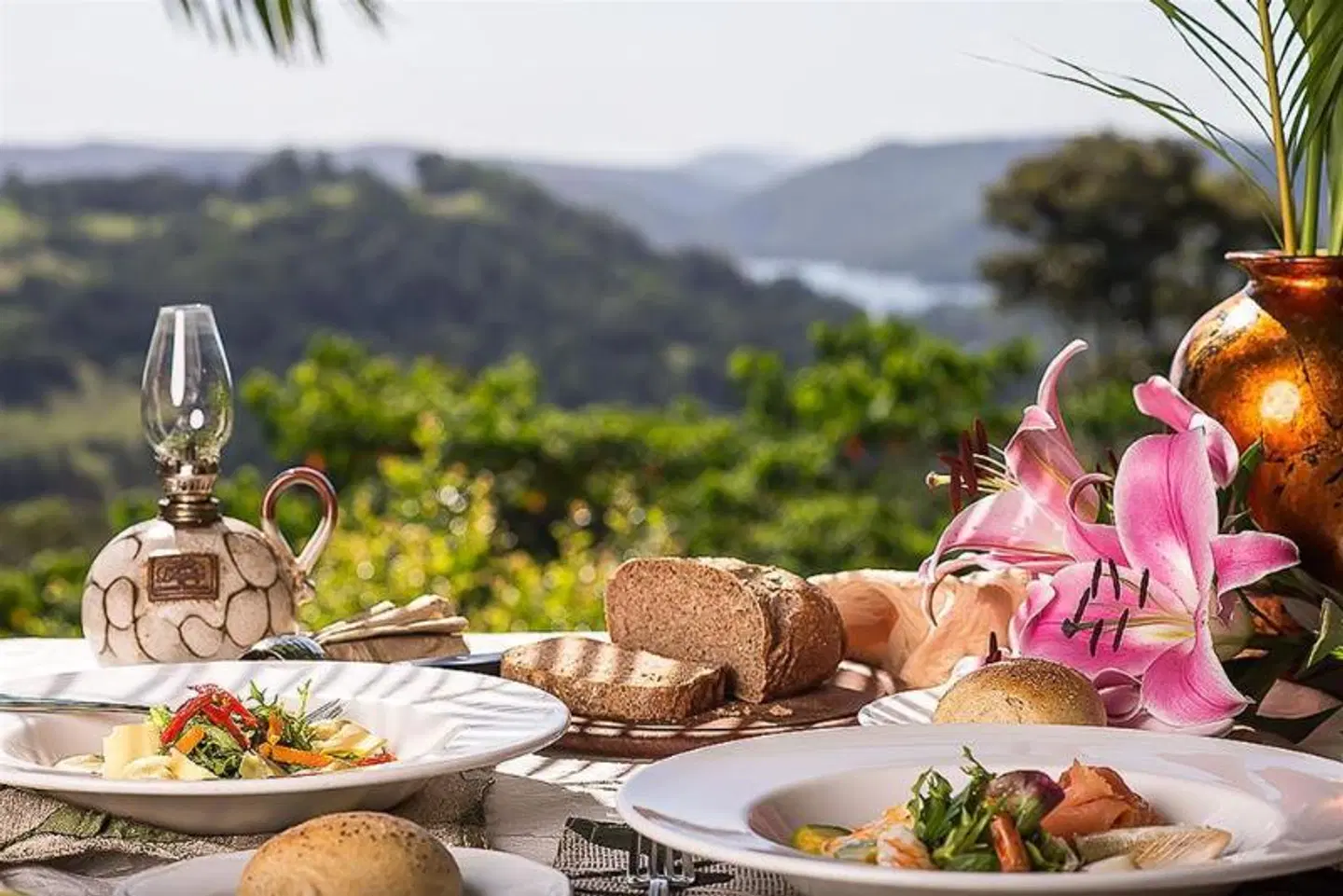 Lillypilly's Country Cottages & Day Spa Terrasse