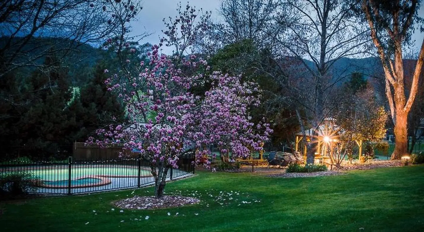 Bright Mystic Valley Holiday Units Garten