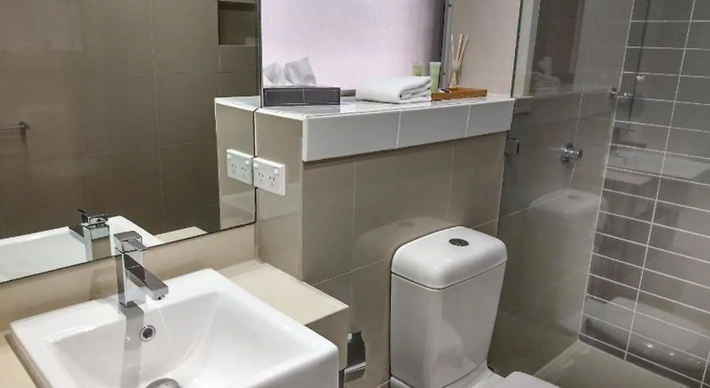 North Melbourne Retreat Badezimmer