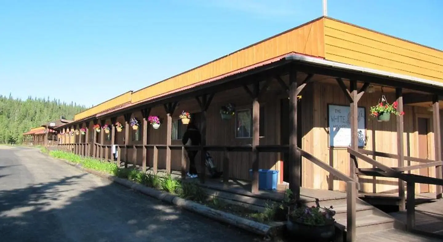 White Moose Lodge Terrasse