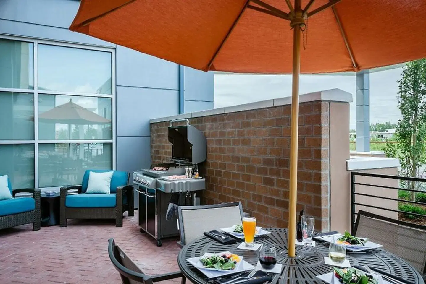 Hyatt House Anchorage Terrasse