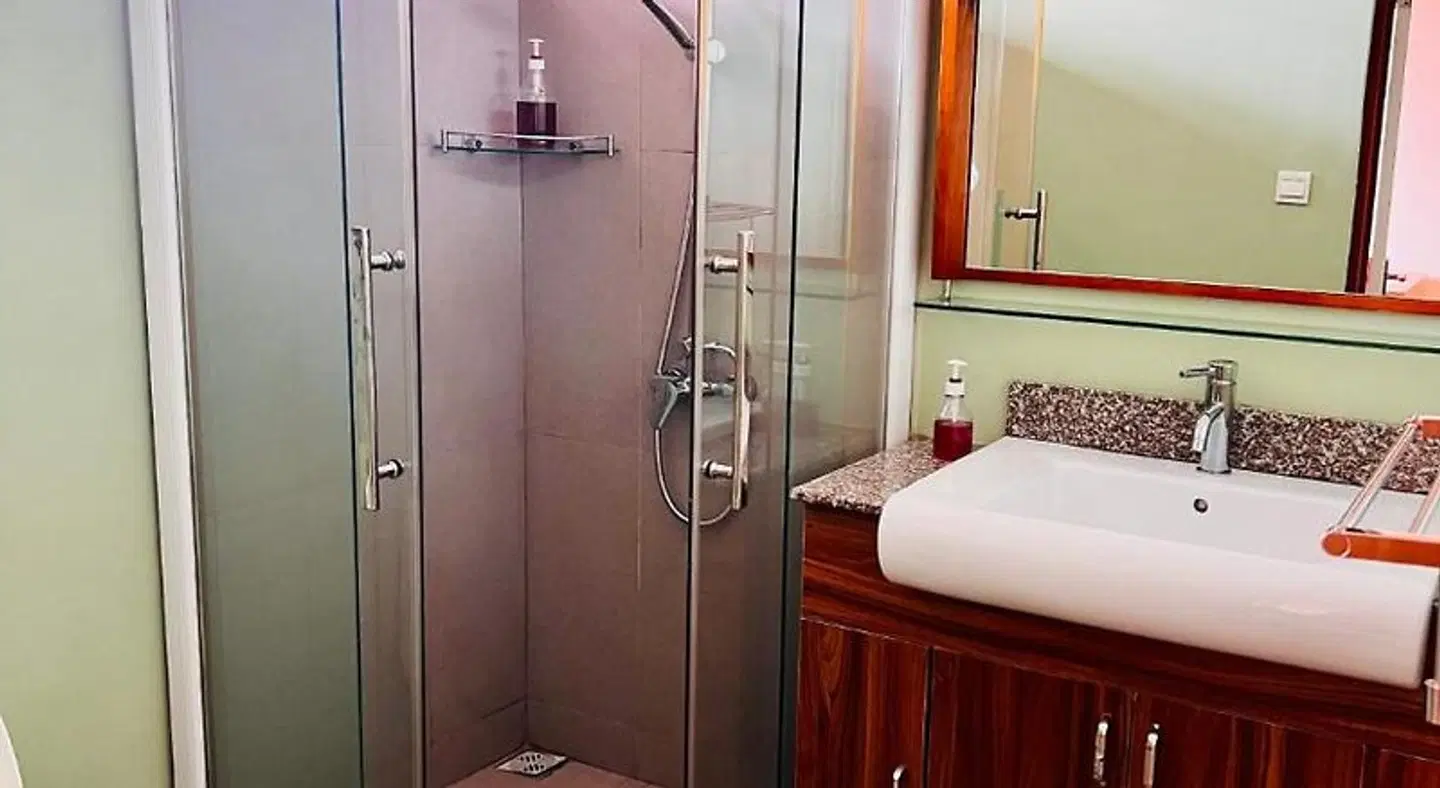 Vintage Lodge Badezimmer