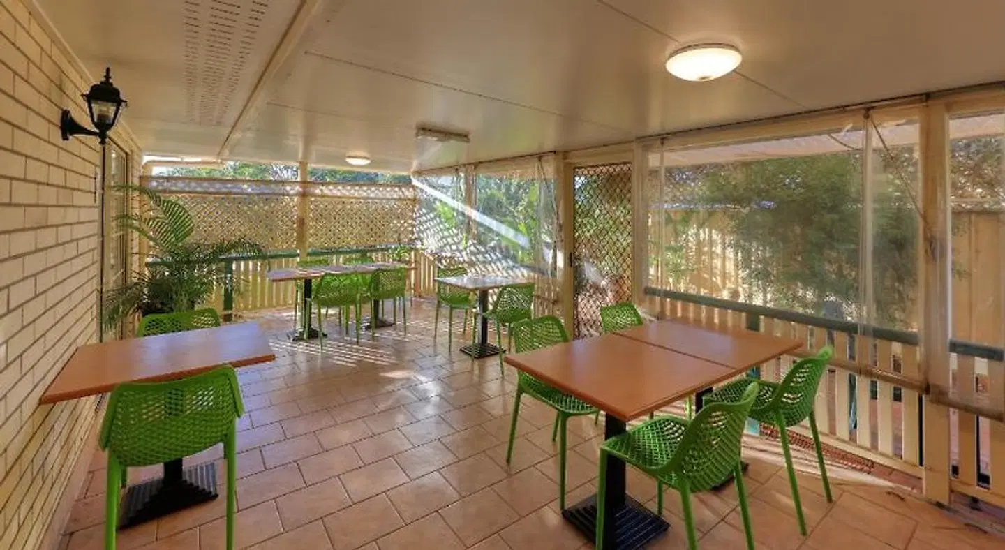 Riverland Motor Inn Terrasse