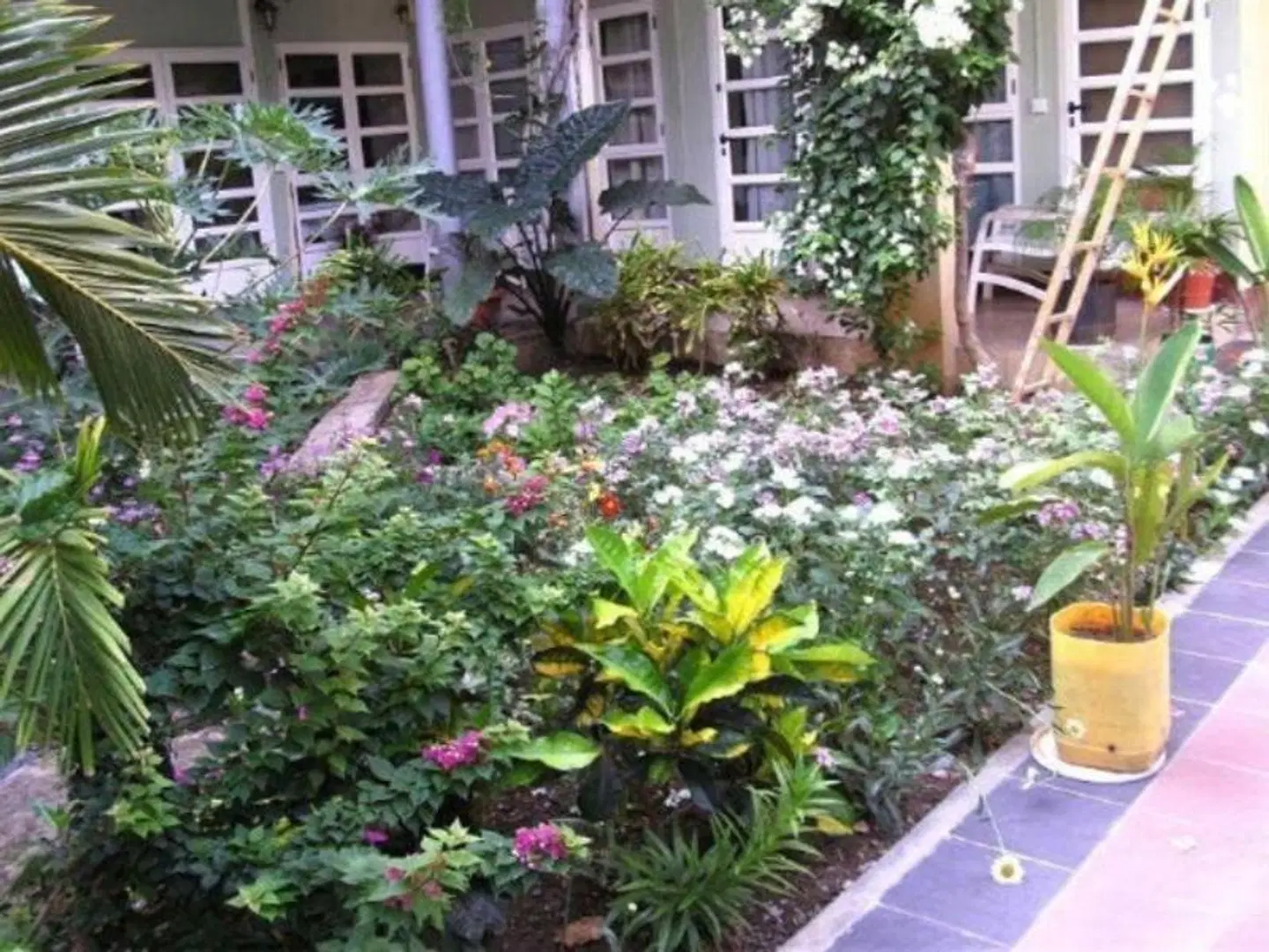 Auberge Le Saladier Garten