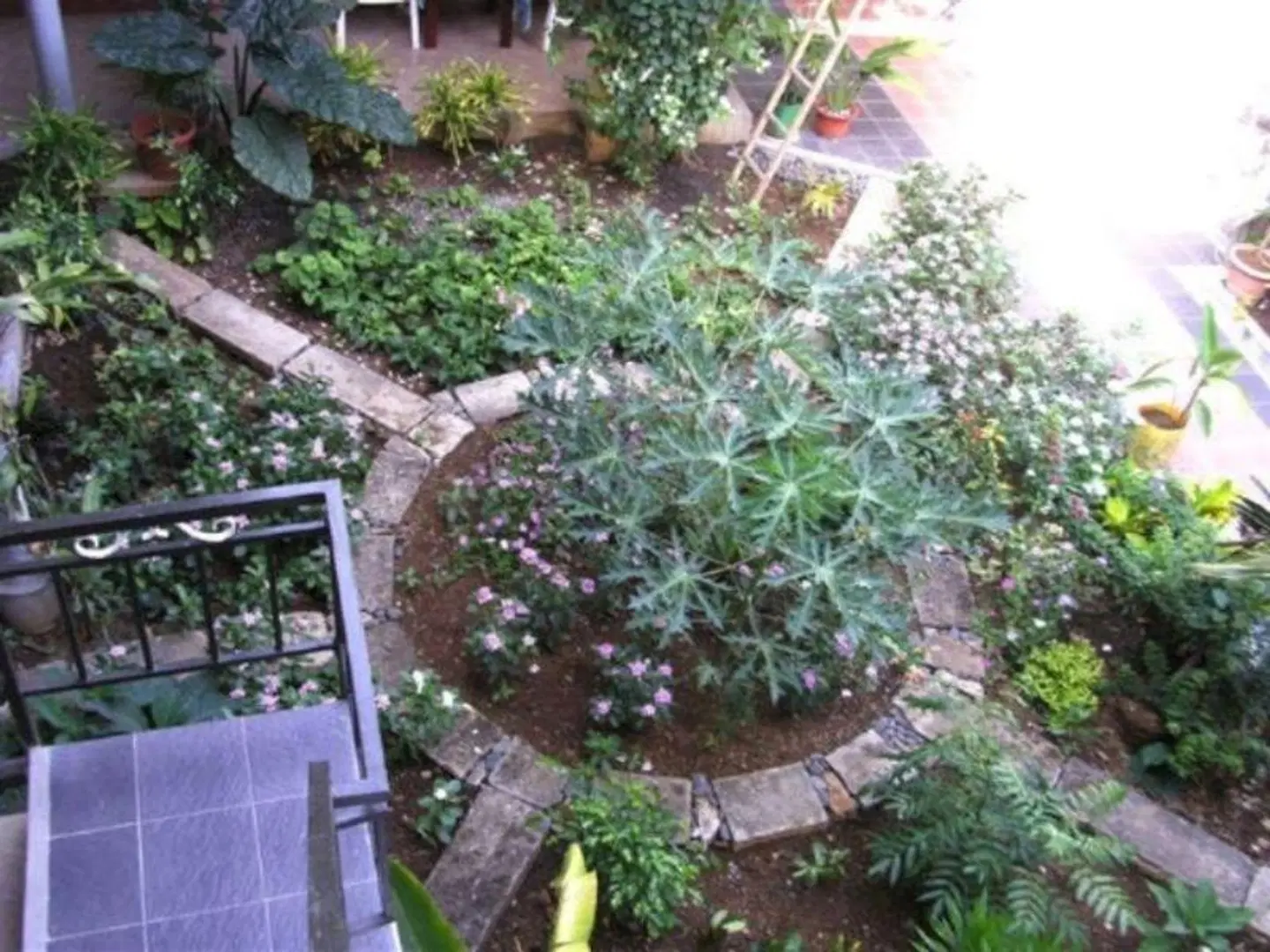 Auberge Le Saladier Garten