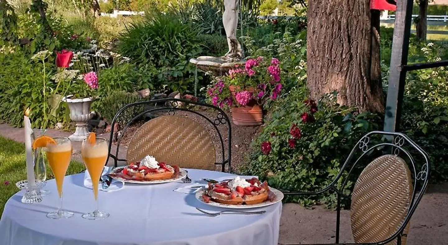 Cozy Rose Inn Terrasse