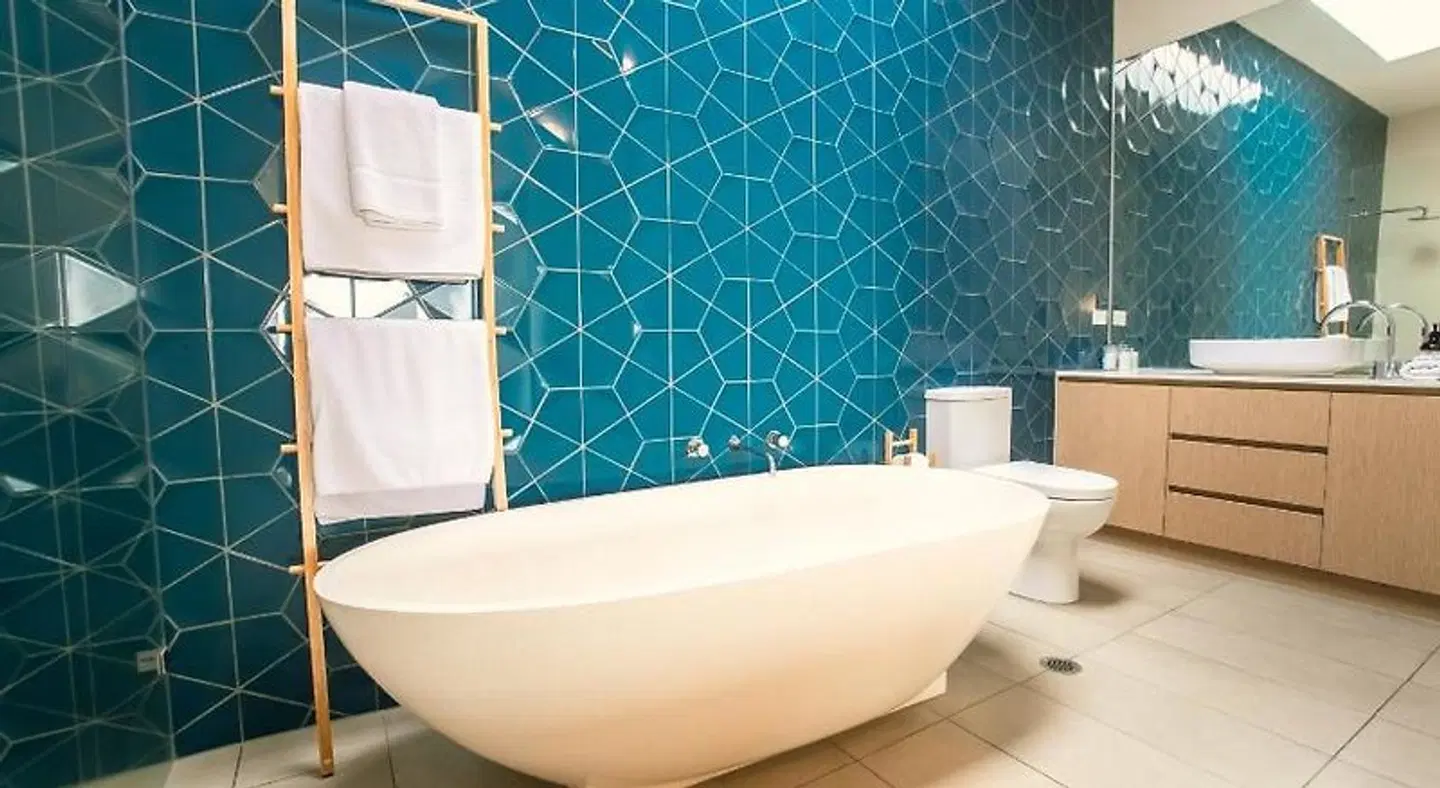 Aquabelle Apartments Badezimmer