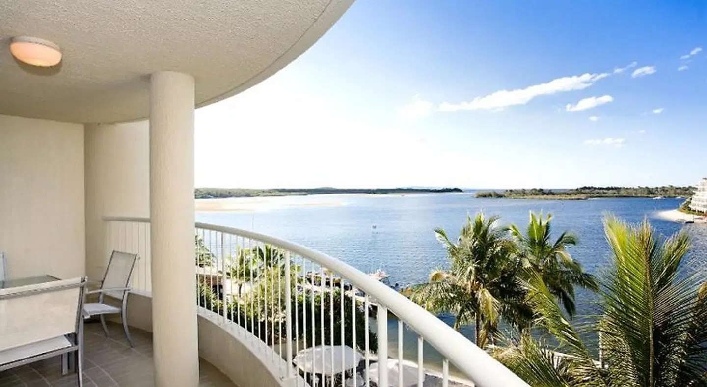 Noosa Pacific Riverfront Resort Terrasse