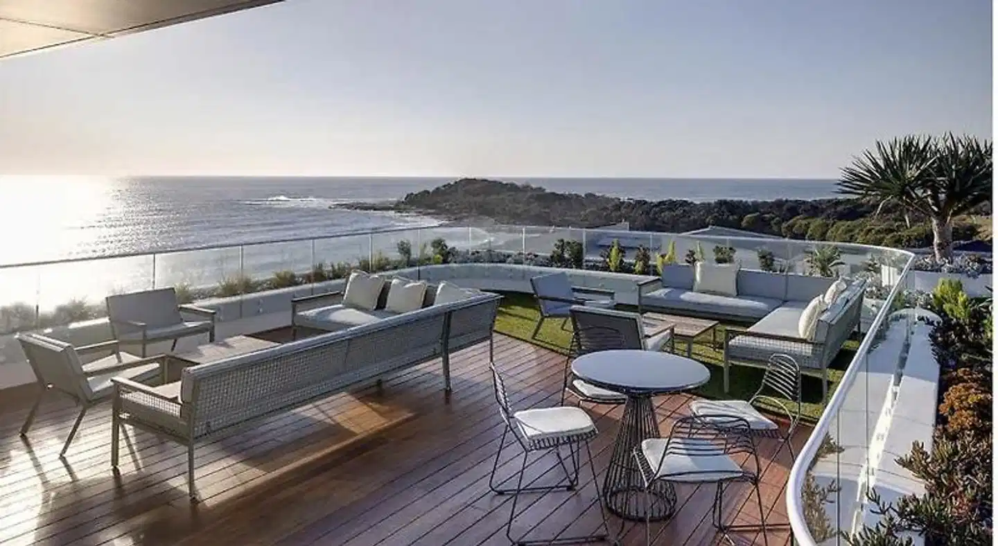 The Surf Yamba Terrasse