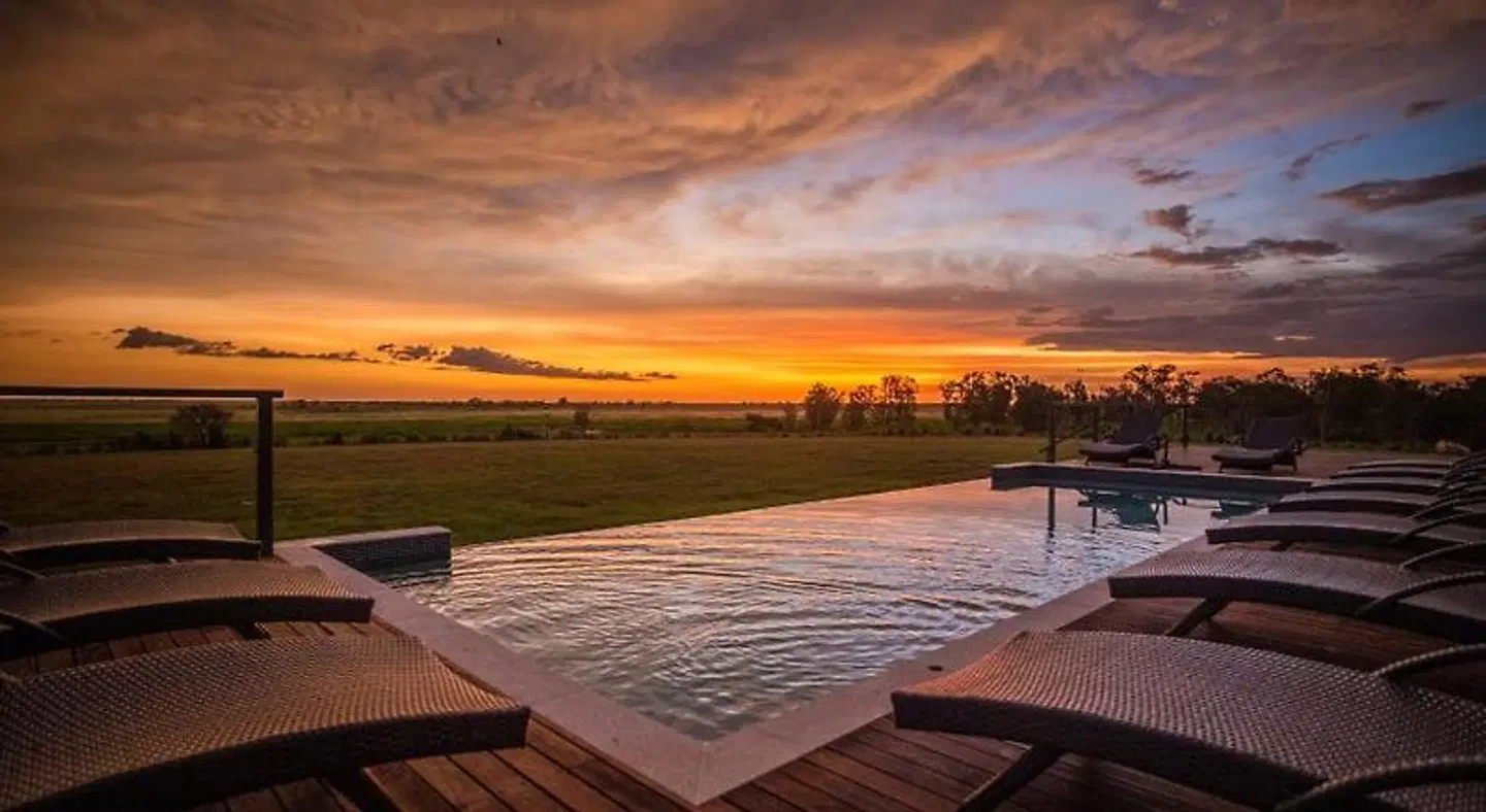 Finniss River Lodge Terrasse