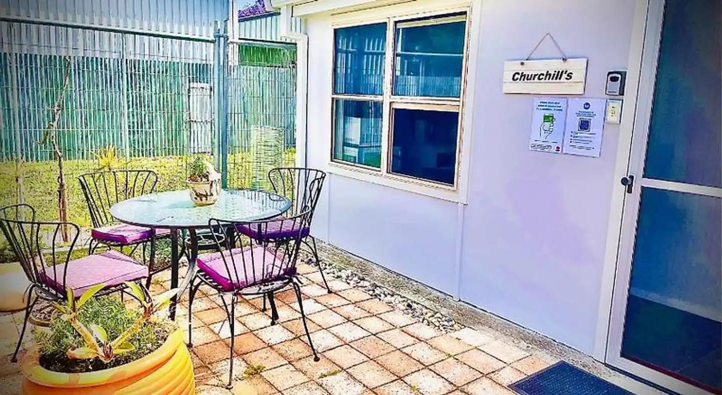 Churchill's B&B twin spa getaway Studio Lobby