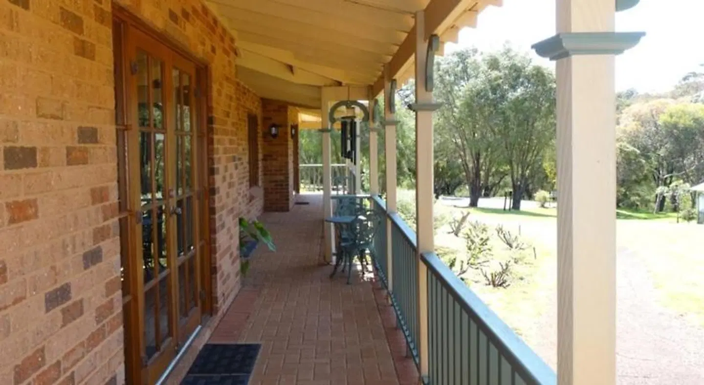 Pinda Lodge Terrasse