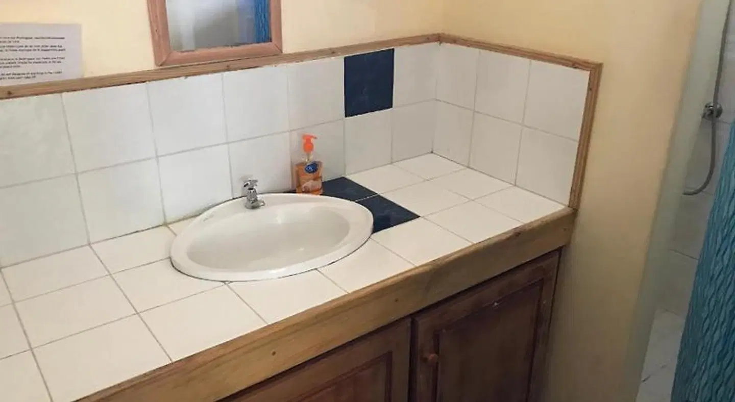 Auberge St Francois Badezimmer