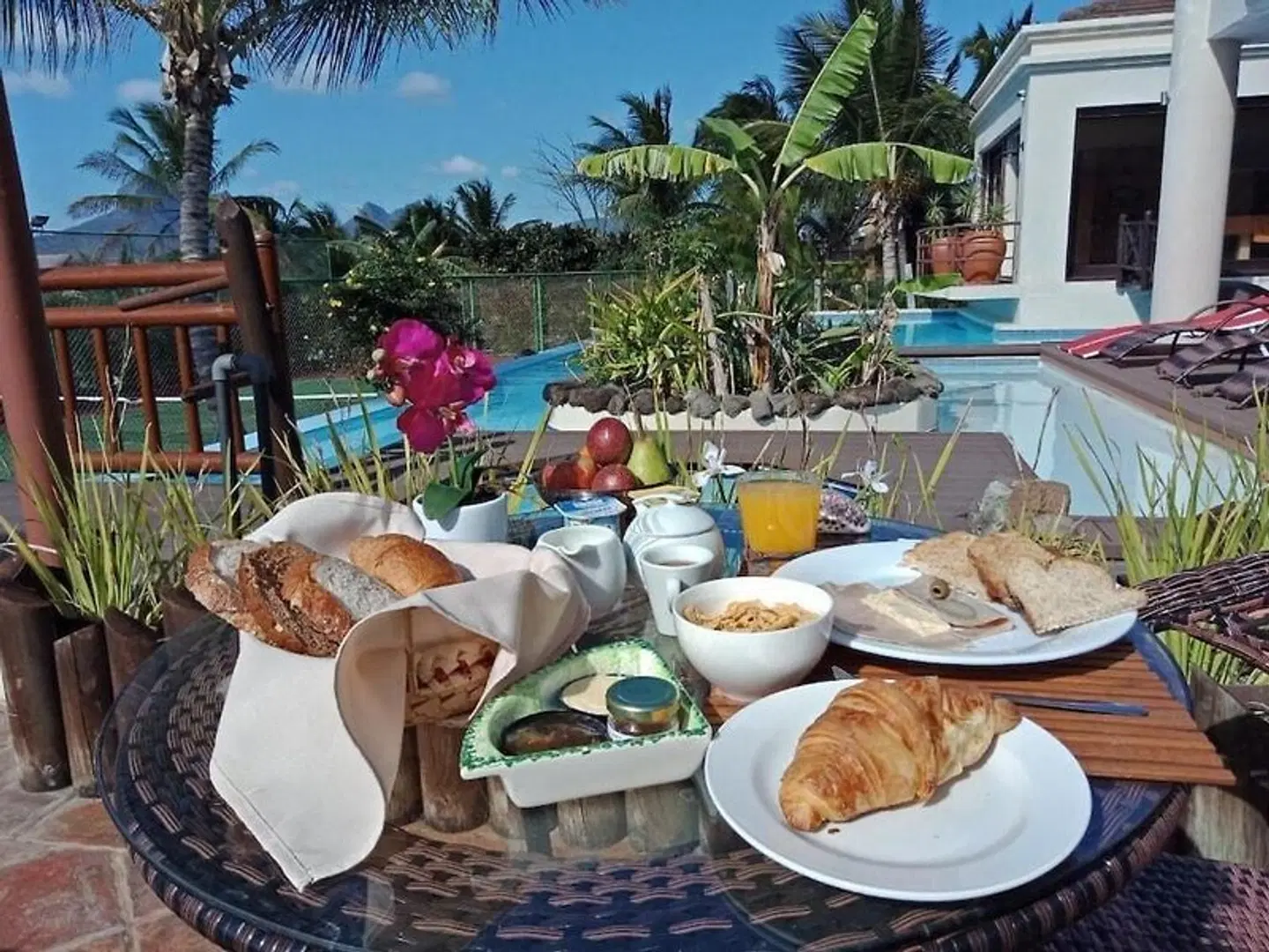 Le Gite du Bonheur Terrasse
