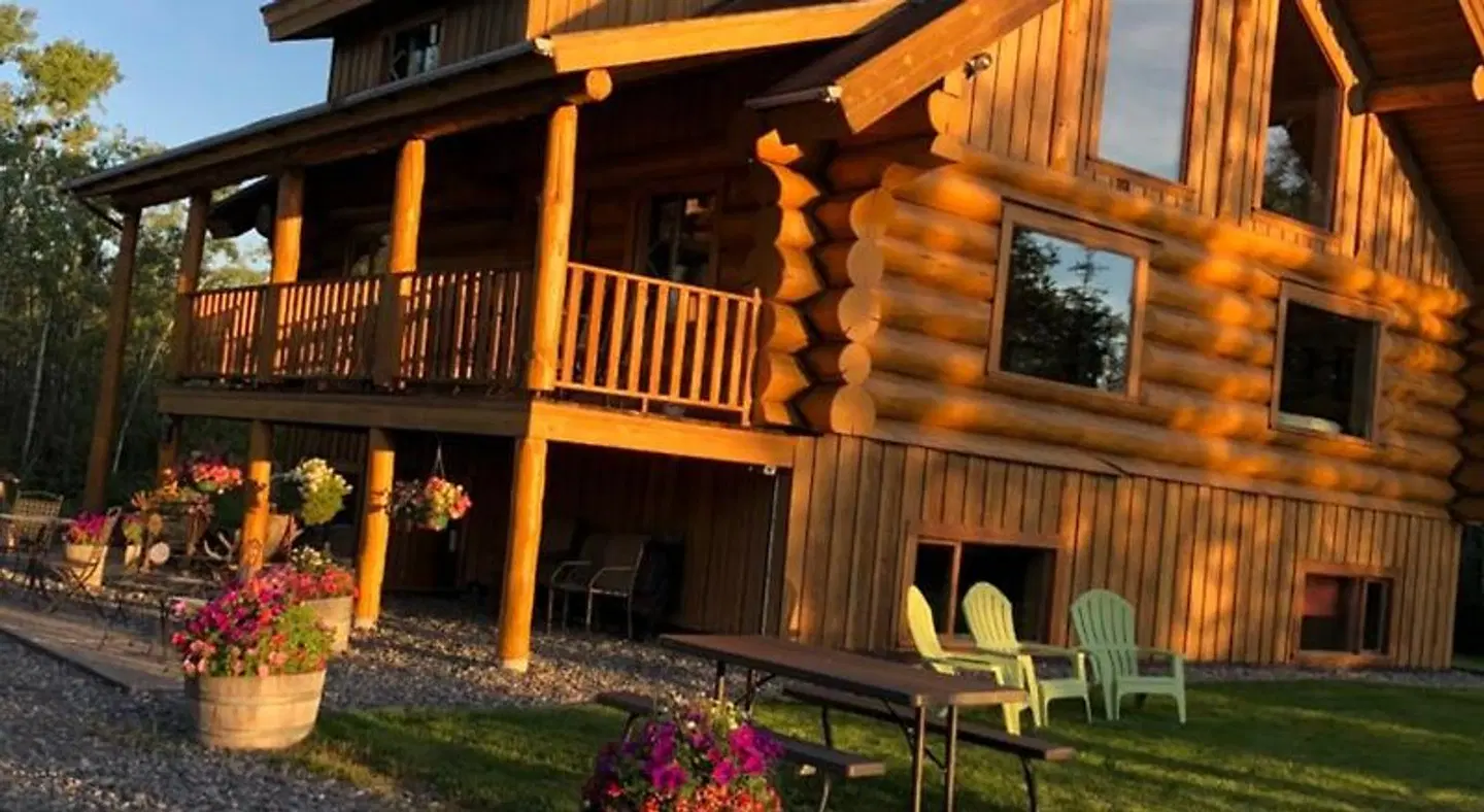 Sawinglogzz Log Cabin Terrasse