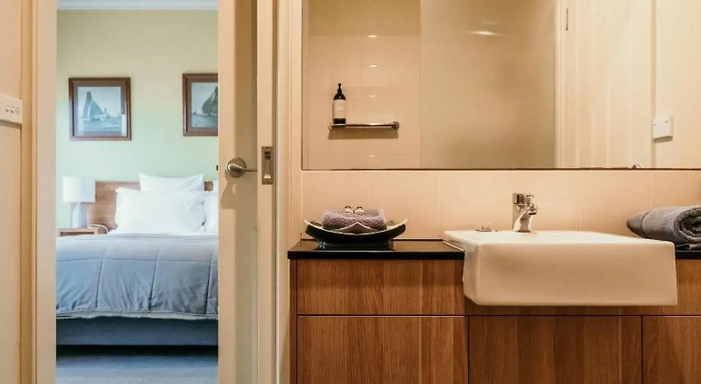 Port Boutique Accommodation Badezimmer