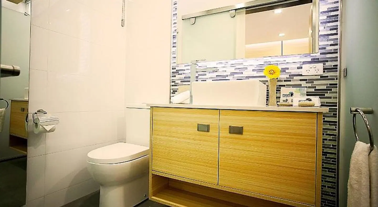 Room Motels Gatton Badezimmer