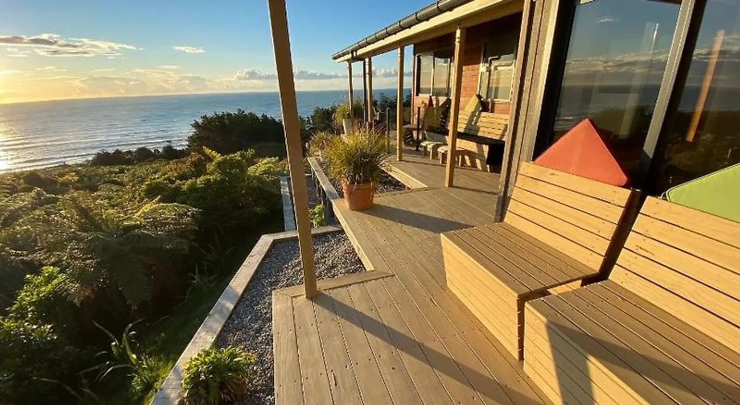 Tasman Sea Retreat Terrasse
