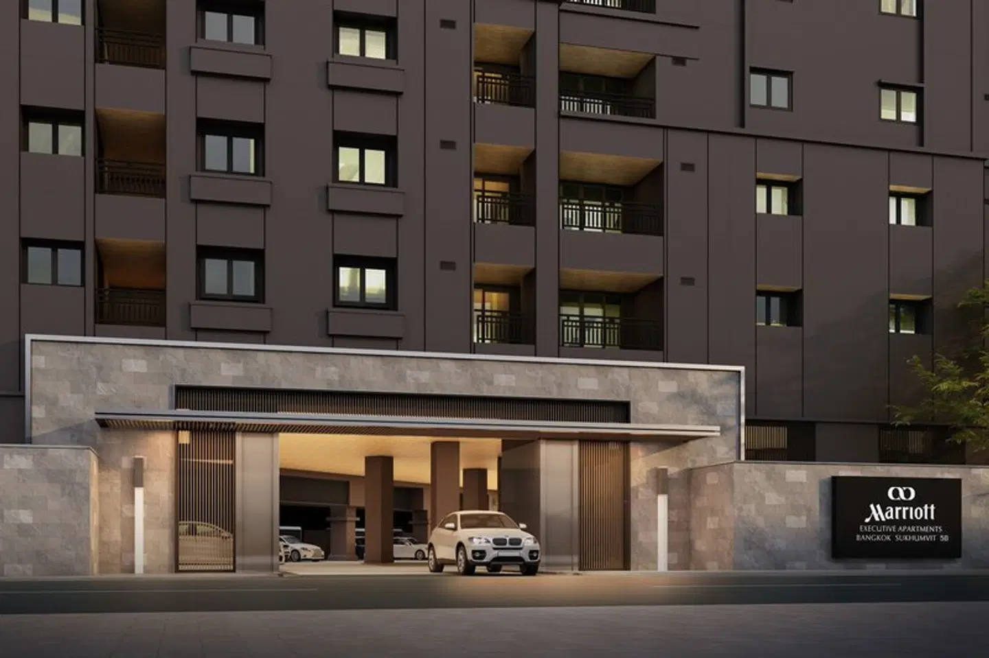 Marriott Executive Apartments Sukhumvit 50 EXTERIOR