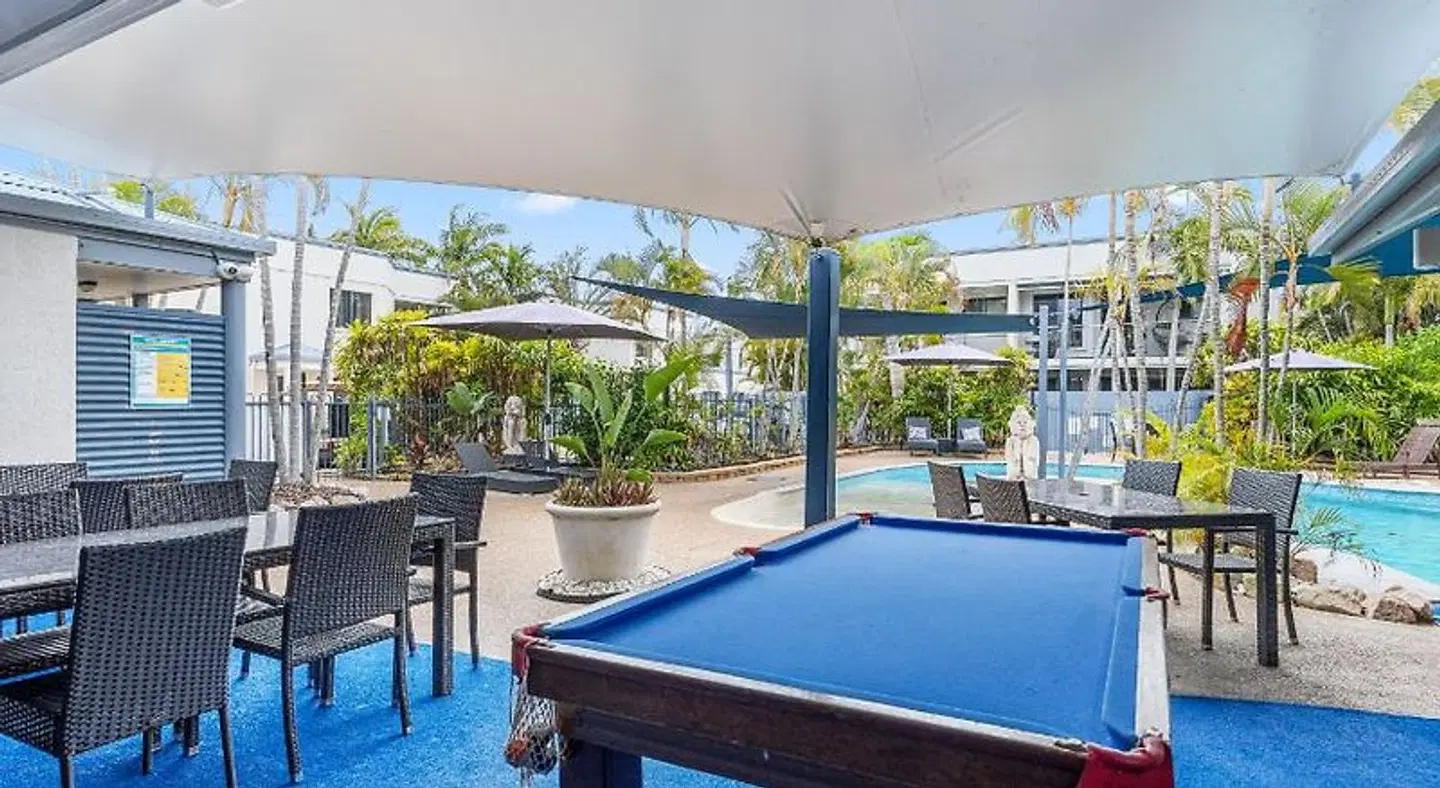 Grange Resort Hervey Bay Terrasse