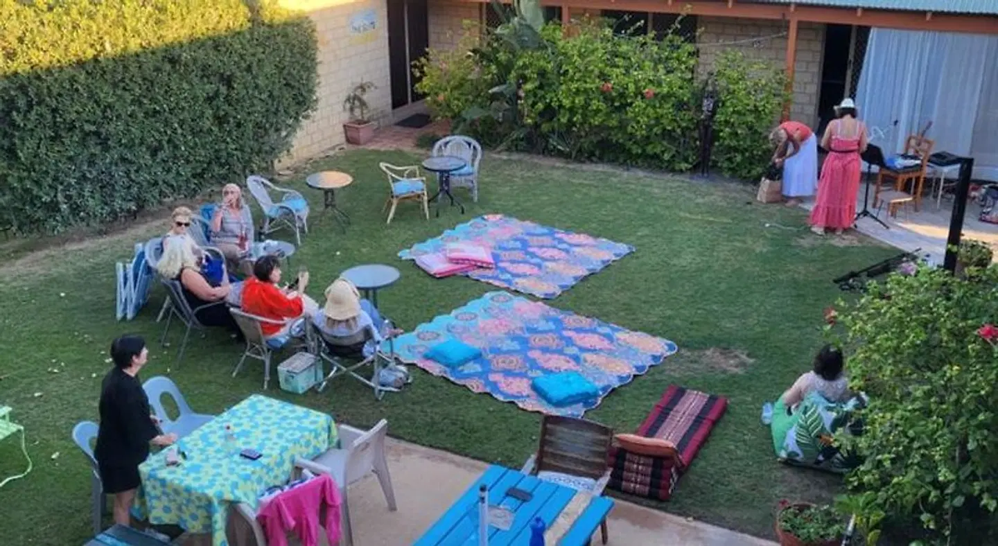 Lancelin Lodge Terrasse
