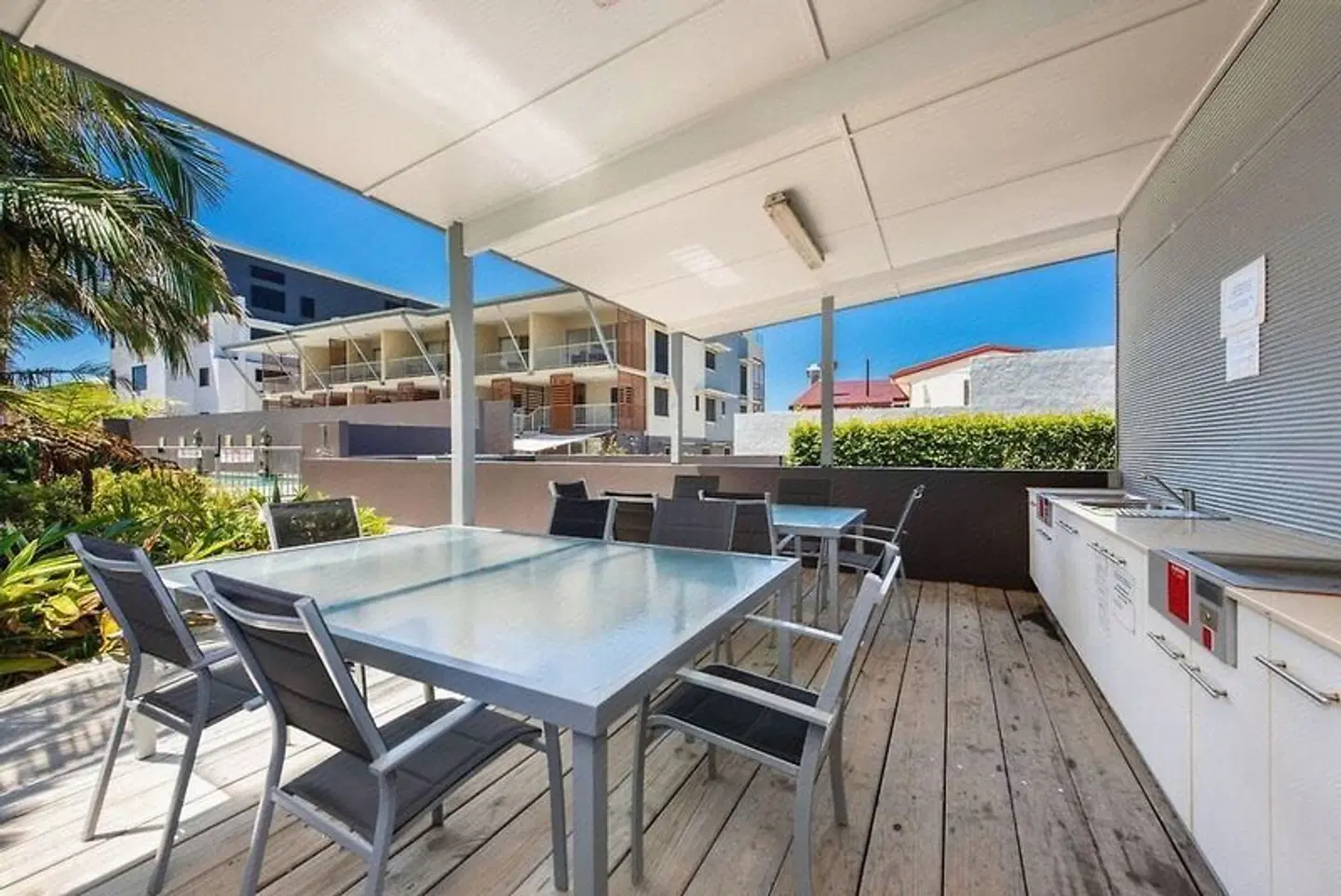 On The Beach Resort Bribie Island Terrasse