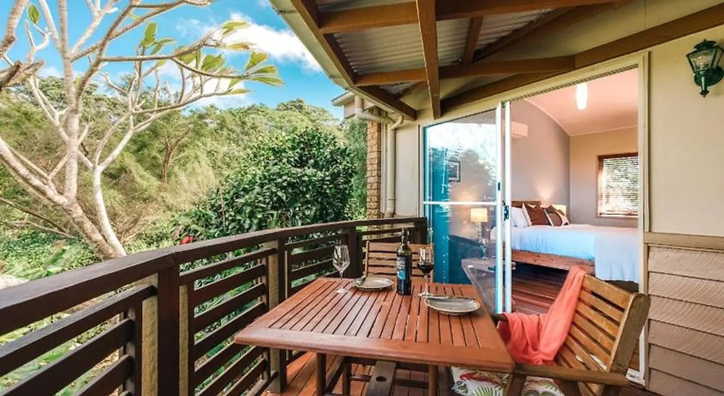 Maleny View Cottage Resort Terrasse