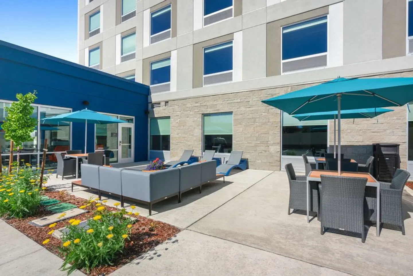 Hampton Inn Bellingham Airport Terrasse