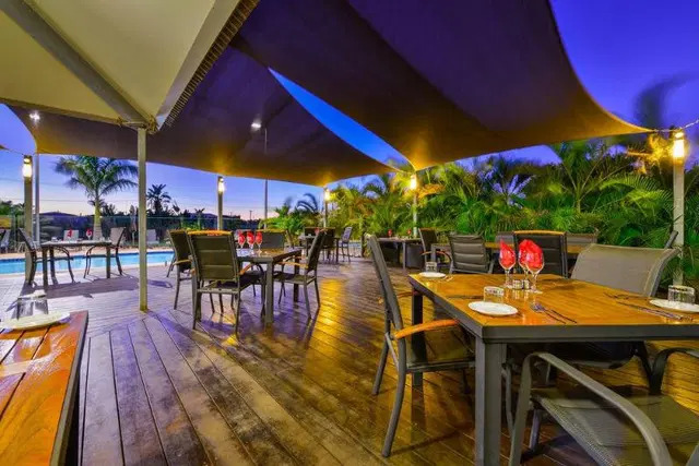 Exmouth Escape Resort Terrasse