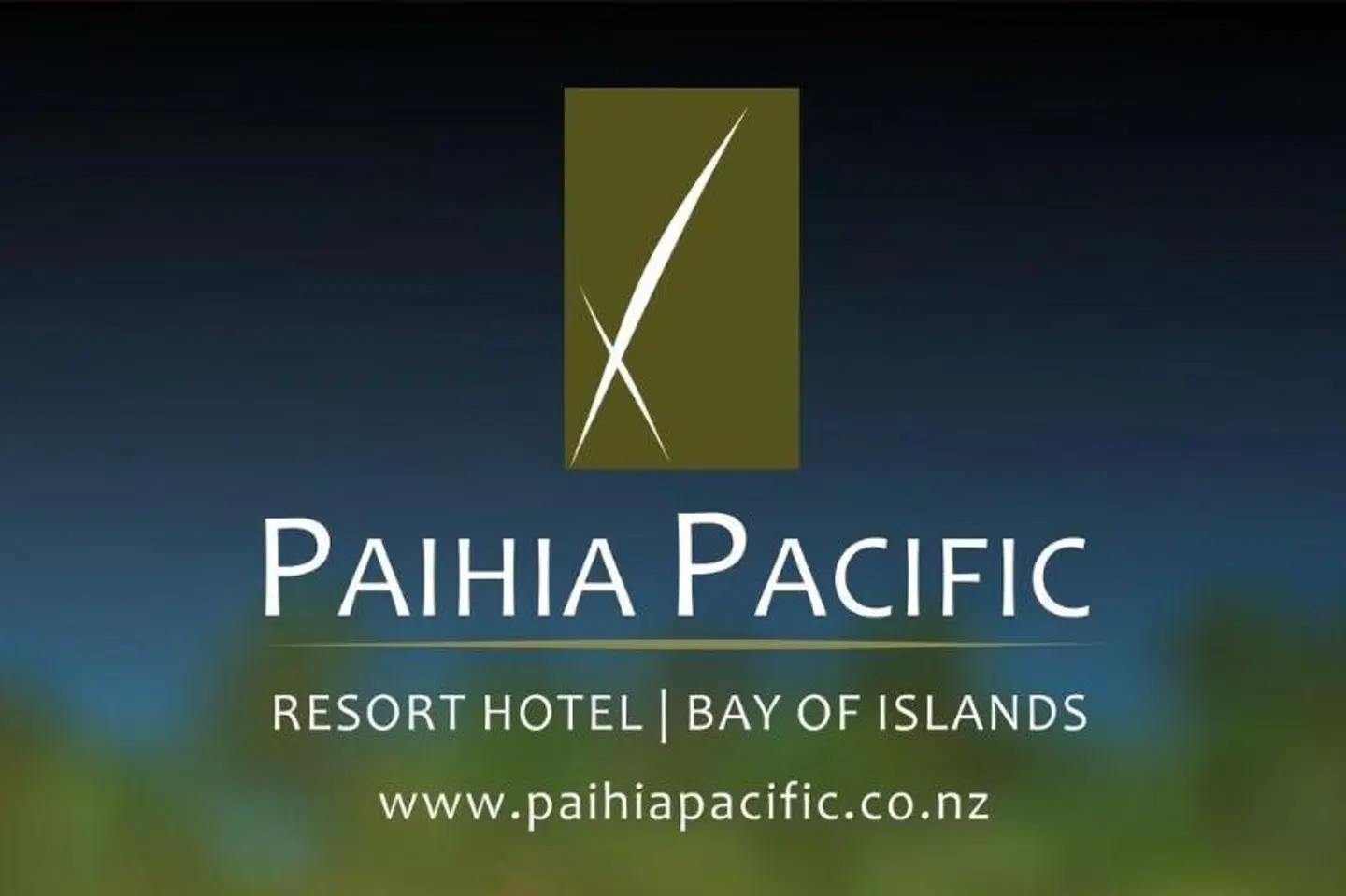 Paihia Pacific Resort Hotel Landkarte
