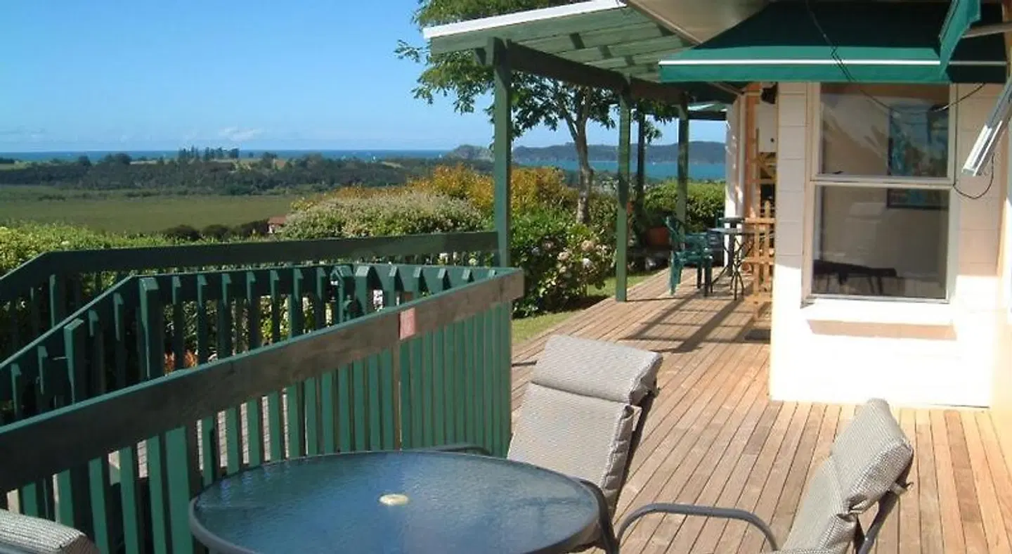 Cook's Lookout Motel Terrasse