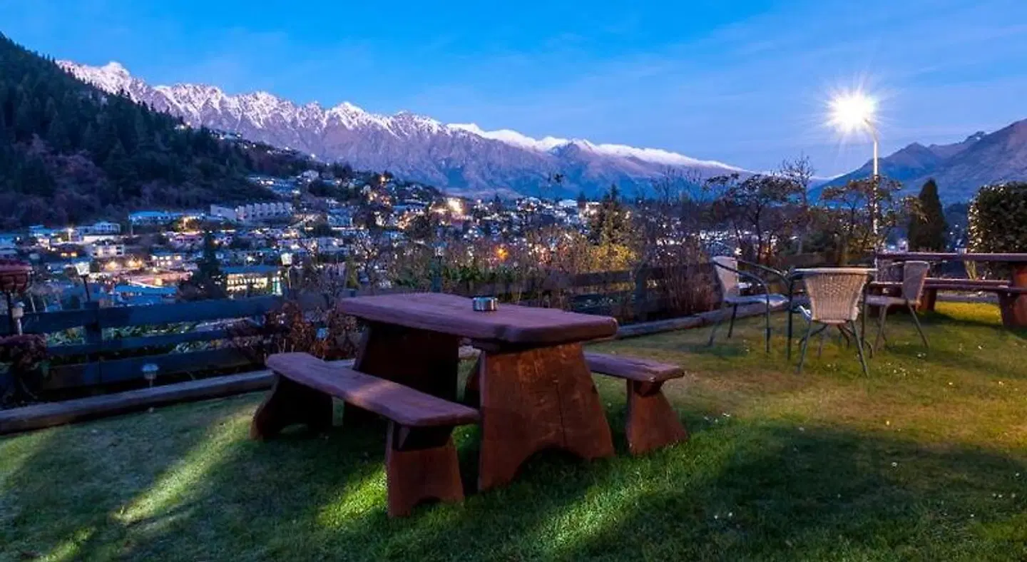 Coronet View Bed & Breakfast and Apartments Queenstown Terrasse