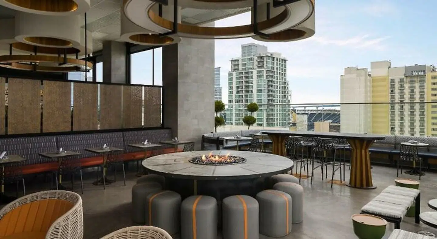 Courtyard by Marriott San Diego Gaslamp/Convention Center Terrasse