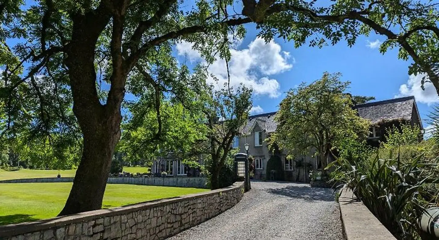 Parc-Le-Breos House Garten