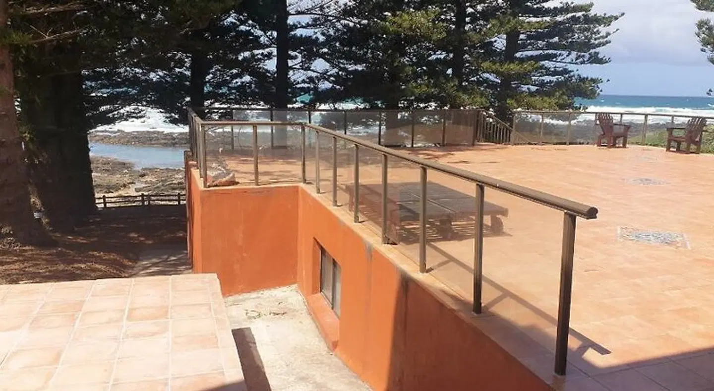 Sea Otters Lodge Terrasse