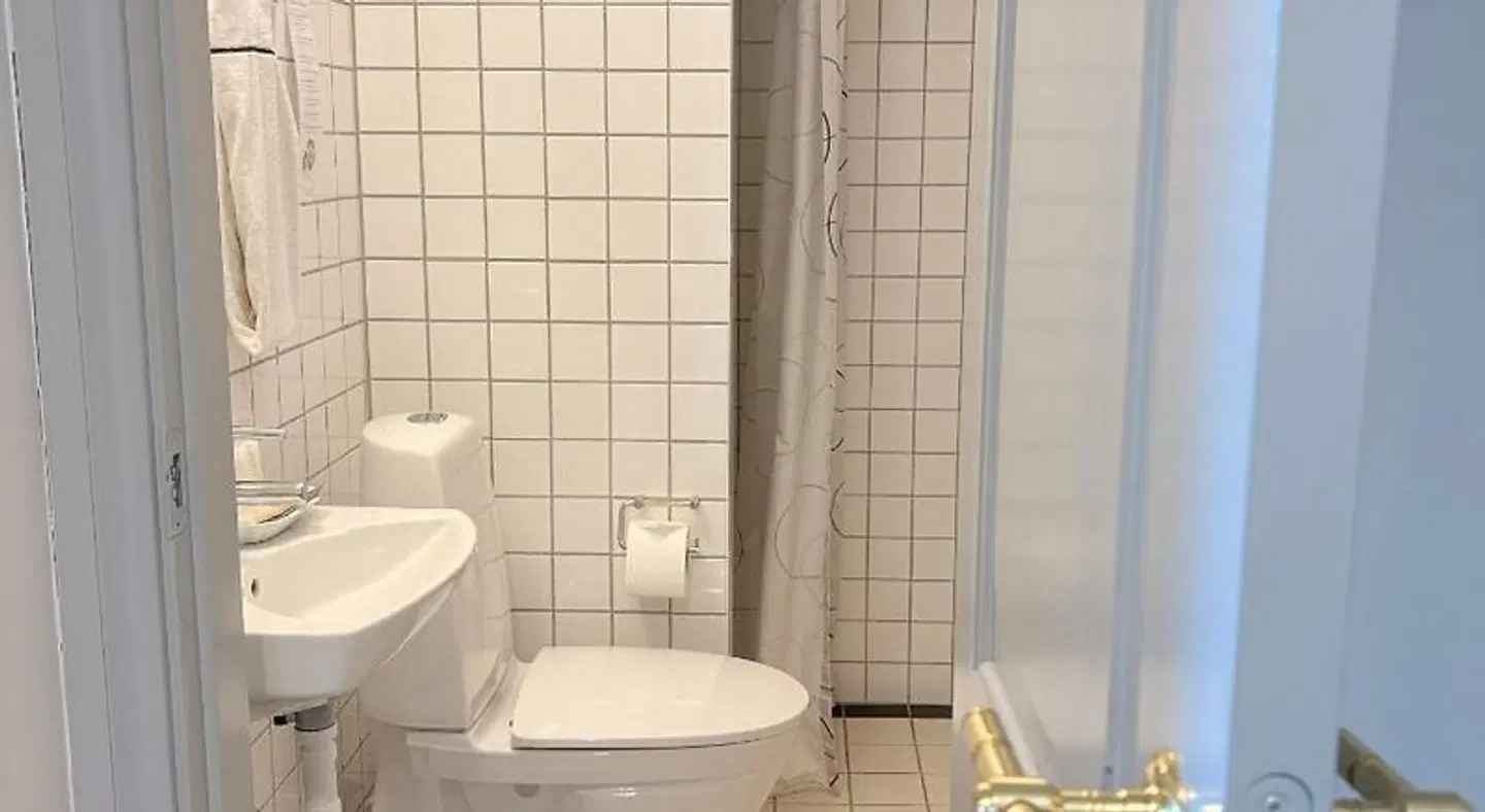 Brødremenighedens Hotel Badezimmer