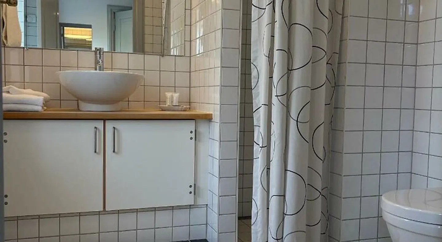Brødremenighedens Hotel Badezimmer
