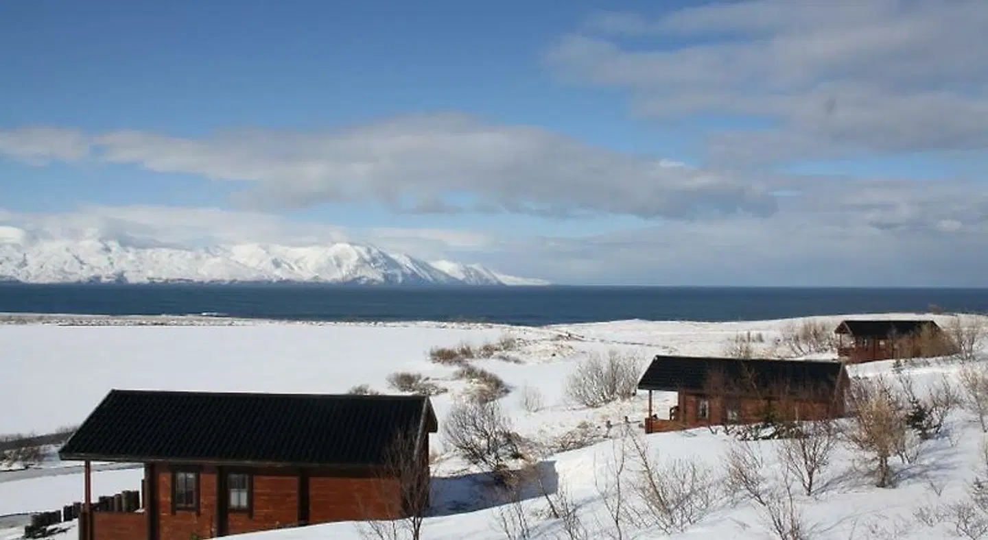 Kaldbaks-kot cottages Terrasse