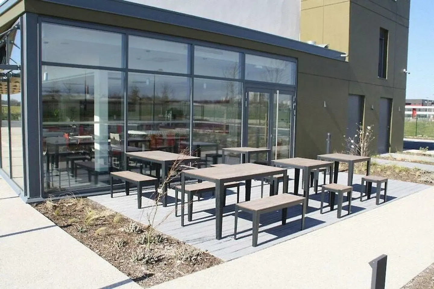 Akena City Reims Bezannes Terrasse