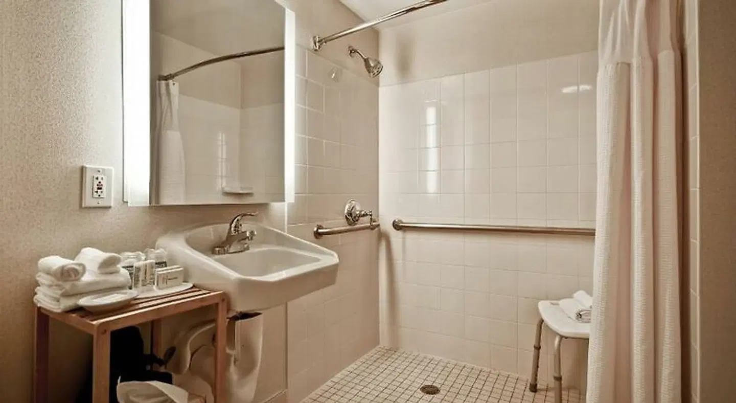 SpringHill Suites Baltimore BWI Airport Badezimmer