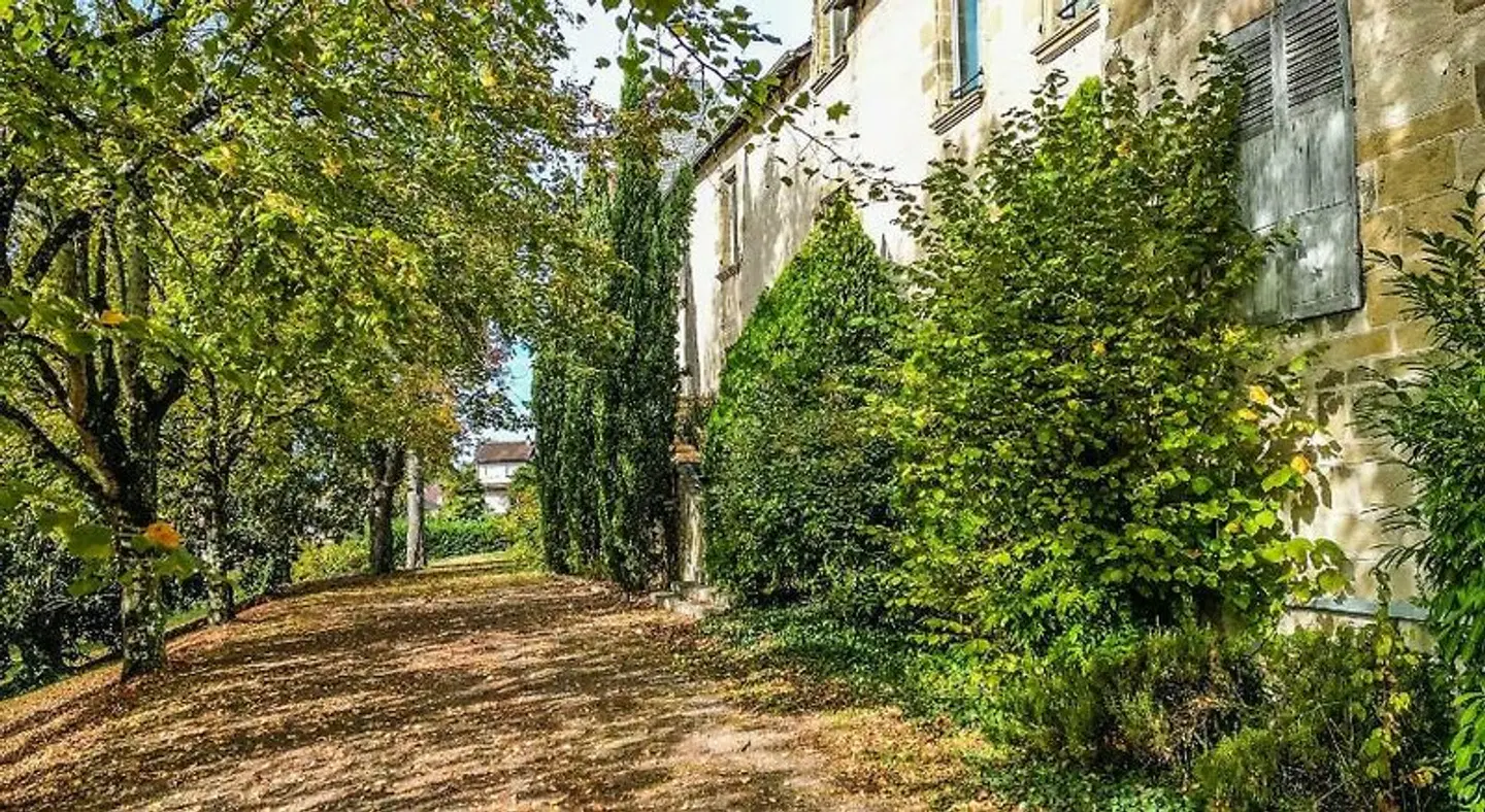 Chateau de Lacan Garten